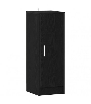 vidaXL Shoe Cabinet Black Oak 32 x 35 x 92 cm Engineered Wood — Model: Shoe cabinet with door