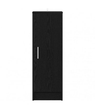 vidaXL Shoe Cabinet Black Oak 32 x 35 x 92 cm Engineered Wood — Model: Shoe cabinet with door