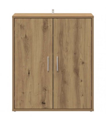 vidaXL Shoe Cabinet Artisan Oak 60x35x70 cm Engineered Wood — Size: 60 x 35 x 70 cm, Model: shoe cabinet with door