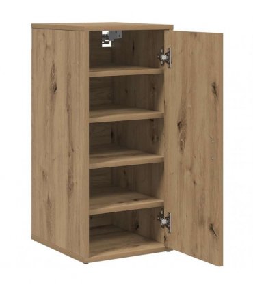 vidaXL Shoe Cabinet Artisan Oak 32x35x70 cm Engineered Wood — Size: 32 x 35 x 70 cm, Model: shoe cabinet with door