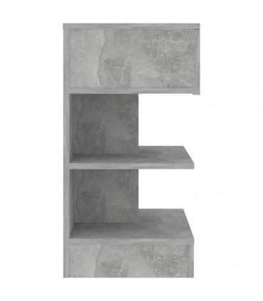 vidaXL Bedside Cabinet Concrete Grey 40x35x65 cm Engineered Wood