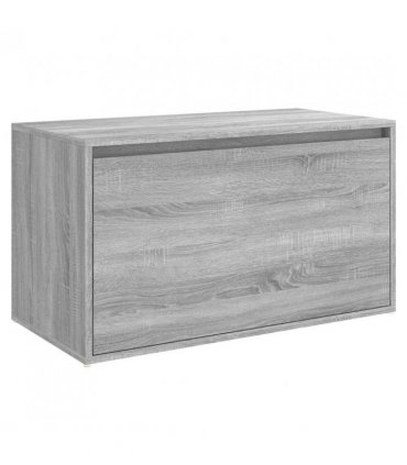 vidaXL Hall Bench | Grey Sonoma | Engineered Wood | Medium | Entryway Bench