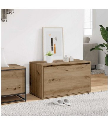 vidaXL Hall Bench 80x40x45 cm Artisan Oak Engineered Wood