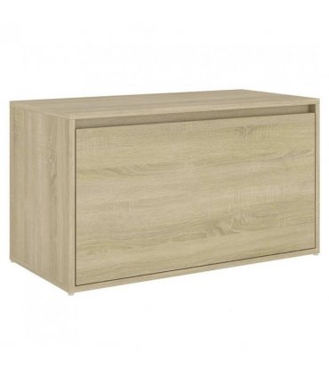 vidaXL Bench | Sonoma oak | Engineered wood | 80x40x45 cm | Entryway Bench