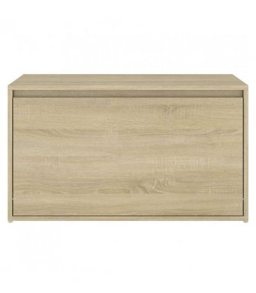 vidaXL Bench | Sonoma oak | Engineered wood | 80x40x45 cm | Entryway Bench