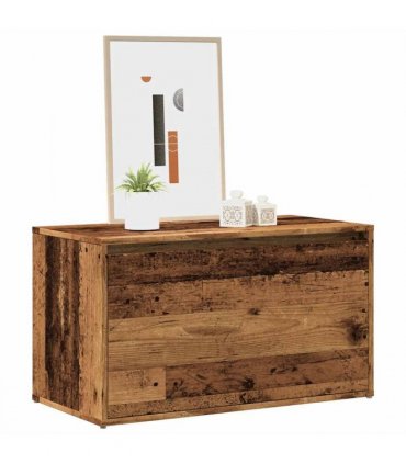 vidaXL Hall Bench 80x40x45 cm Old Wood Engineered Wood