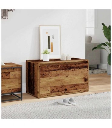 vidaXL Hall Bench 80x40x45 cm Old Wood Engineered Wood
