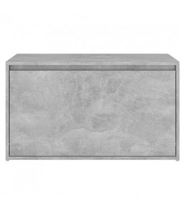 vidaXL Bench | Concrete Grey | Engineered Wood | Compact | Entryway Bench