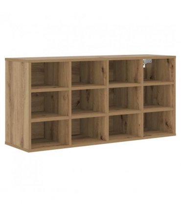 vidaXL Shoe Cabinet Artisan Oak 103 x 30 x 51 cm Engineered Wood