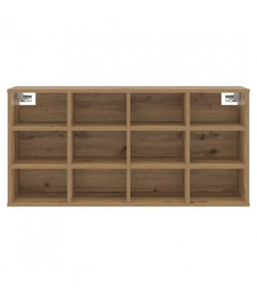 vidaXL Shoe Cabinet Artisan Oak 103 x 30 x 51 cm Engineered Wood