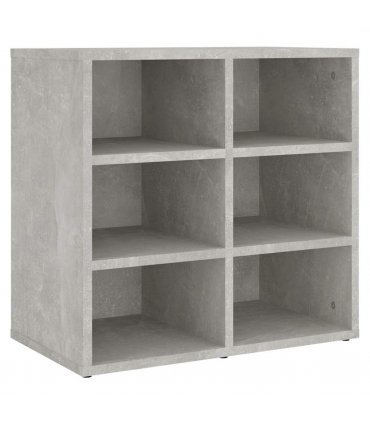 vidaXL Shoe Cabinets 2 pcs Concrete Grey 52.5x30x50 cm — Size: 52.5 x 30 x 50 cm