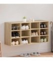 vidaXL Shoe Cabinet Sonoma Oak 103 x 30 x 51 cm Engineered Wood