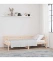 vidaXL Day Bed without Mattress 80x200cm Solid Wood Pine — Colour: natural, Size: 80 x 200 cm