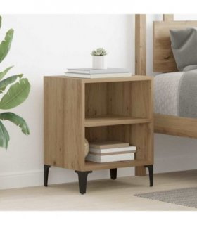 vidaXL Bedside Cabinet 2 pcs Artisan Oak 40 x 30 x 50 cm