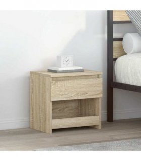 vidaXL Bedside Cabinets 2 pcs Sonoma Oak 40x30x39 cm Engineered Wood