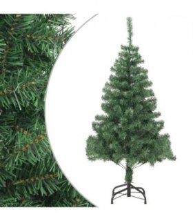vidaXL Artificial Christmas Tree | Green | PVC | 150cm | Collapsible — Size: 150 x 80 cm