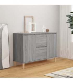 vidaXL Sideboard Grey Sonoma 103.5x35x70 cm Engineered Wood