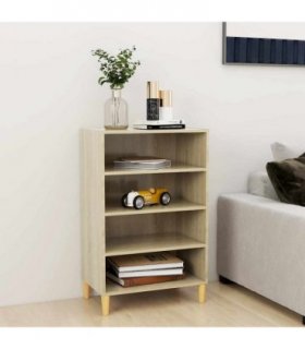 vidaXL Sideboard Sonoma Oak 57x35x90 cm Engineered Wood
