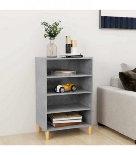 vidaXL Sideboard Concrete Grey 57x35x90 cm Engineered Wood