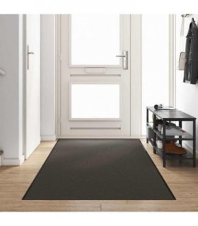 vidaXL Doormat Anthracite and Black 120 x 350 cm 100% Polyamide