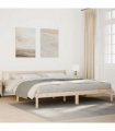 vidaXL Extra Long Bed Frame without Mattress 180x220 cm Solid Wood Pine — Colour: Natural, Size: 180 x 220 cm