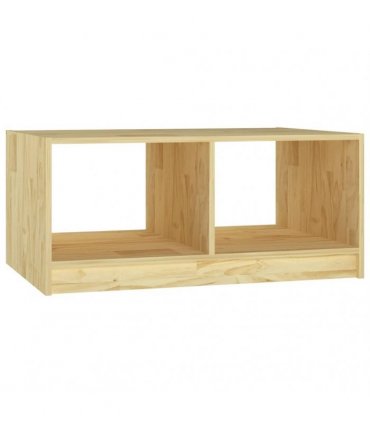 vidaXL Coffee Table 75x50x33.5 cm Solid Pinewood — Colour: natural