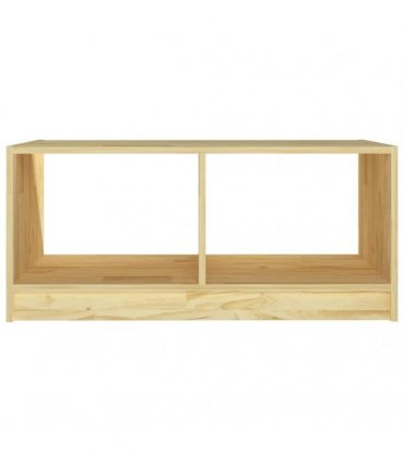 vidaXL Coffee Table 75x50x33.5 cm Solid Pinewood — Colour: natural
