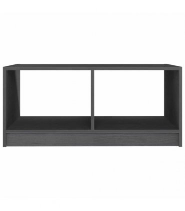 vidaXL Coffee Table Grey 75x50x33.5 cm Solid Pinewood