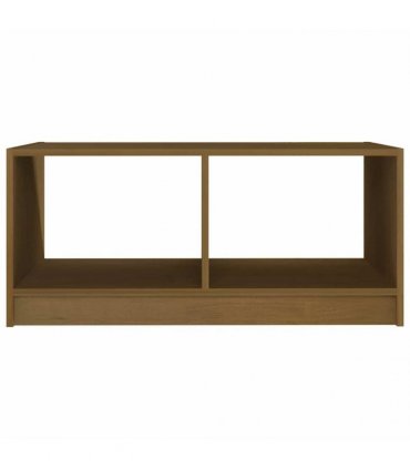 vidaXL Coffee Table Honey Brown 75x50x33.5 cm Solid Pinewood