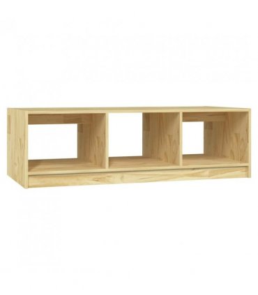 vidaXL Coffee Table 110x50x34 cm Solid Pinewood — Colour: natural