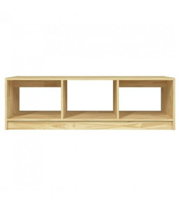 vidaXL Coffee Table 110x50x34 cm Solid Pinewood — Colour: natural