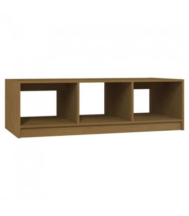 vidaXL Coffee Table Honey Brown 110x50x34 cm Solid Pinewood
