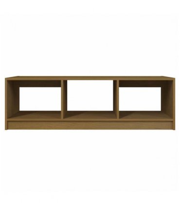 vidaXL Coffee Table Honey Brown 110x50x34 cm Solid Pinewood