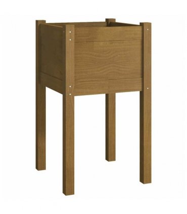 vidaXL Garden Planter Honey Brown 40x40x70 cm Solid Pinewood
