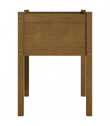 vidaXL Garden Planters 2 pcs Honey Brown 50x50x70 cm Solid Pinewood