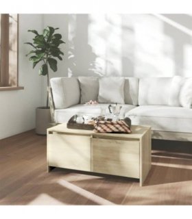 vidaXL Coffee Table Sonoma Oak 90x50x41.5 cm Engineered Wood