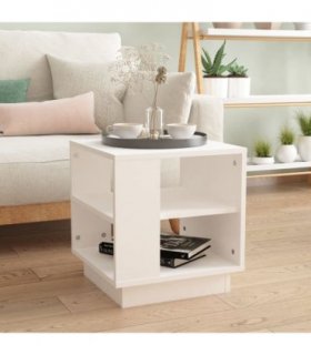 vidaXL Coffee Table White 40x40x43 cm Engineered Wood