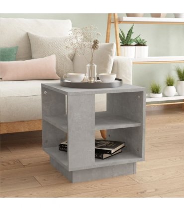 vidaXL Coffee Table Concrete Grey 40x40x43 cm Engineered Wood