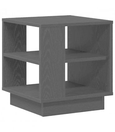 vidaXL Coffee Table Black Oak 40 x 40 x 43 cm Engineered Wood