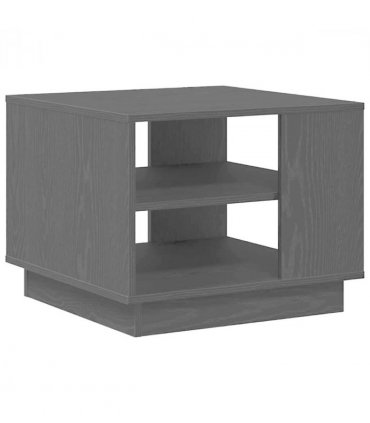 vidaXL Coffee Table Black Oak 55 x 55 x 42 cm Engineered Wood