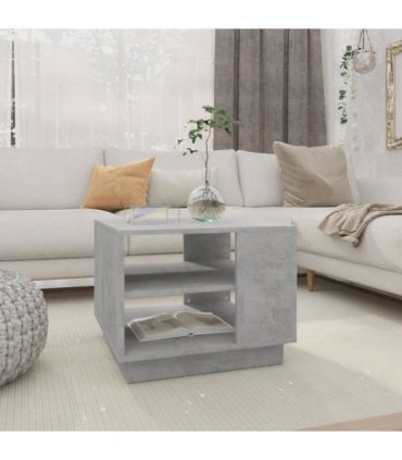 vidaXL Coffee Table Concrete Grey 55x55x43 cm Engineered Wood