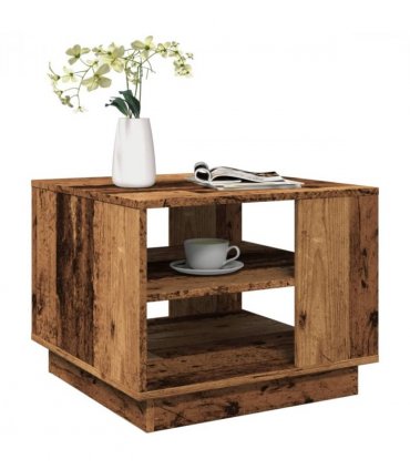 vidaXL Coffee Table Old Wood 55x55x42 cm Engineered Wood