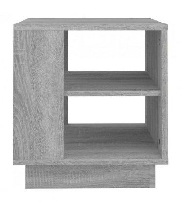 vidaXL Coffee Table Grey Sonoma 40x40x43 cm Engineered Wood