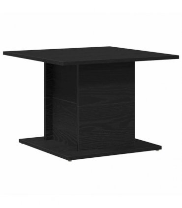 vidaXL Coffee Table Black Oak 55.5 x 55.5 x 40 cm Engineered Wood