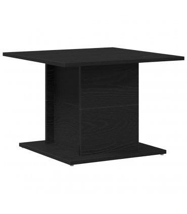 vidaXL Coffee Table Black Oak 55.5 x 55.5 x 40 cm Engineered Wood