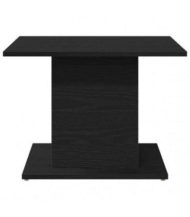 vidaXL Coffee Table Black Oak 55.5 x 55.5 x 40 cm Engineered Wood
