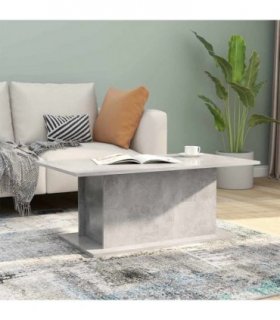 vidaXL Coffee Table Concrete Grey 102x55.5x40 cm Engineered Wood