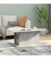 vidaXL Coffee Table Concrete Grey 102x55.5x40 cm Engineered Wood