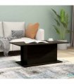 vidaXL Coffee Table | Black | Engineered wood | 102x55.5x40 cm | Durable