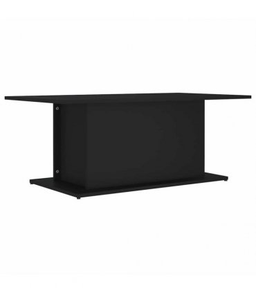 vidaXL Coffee Table | Black | Engineered wood | 102x55.5x40 cm | Durable